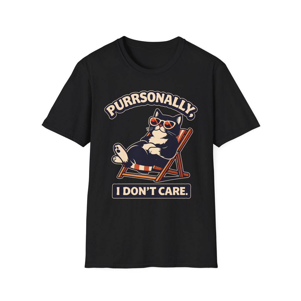 Purrsonaly I Don't Care T-Shirt