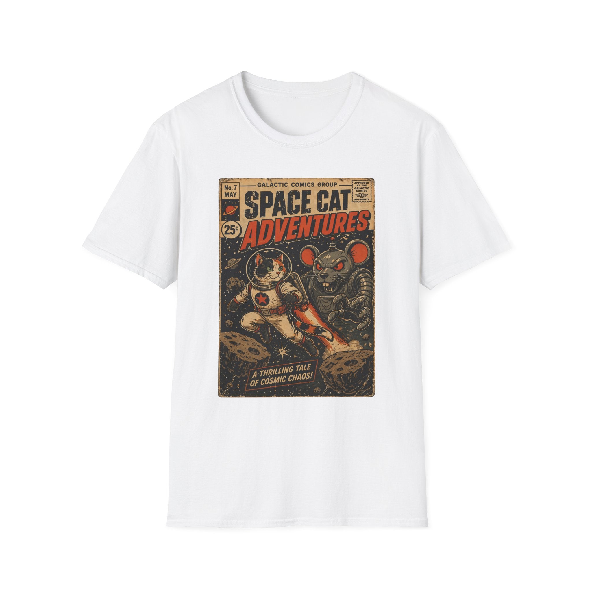Cat's Pulp Space Stories T-Shirt