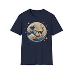 Cat Surfing The Great Wave off Kanagawa T-Shirt