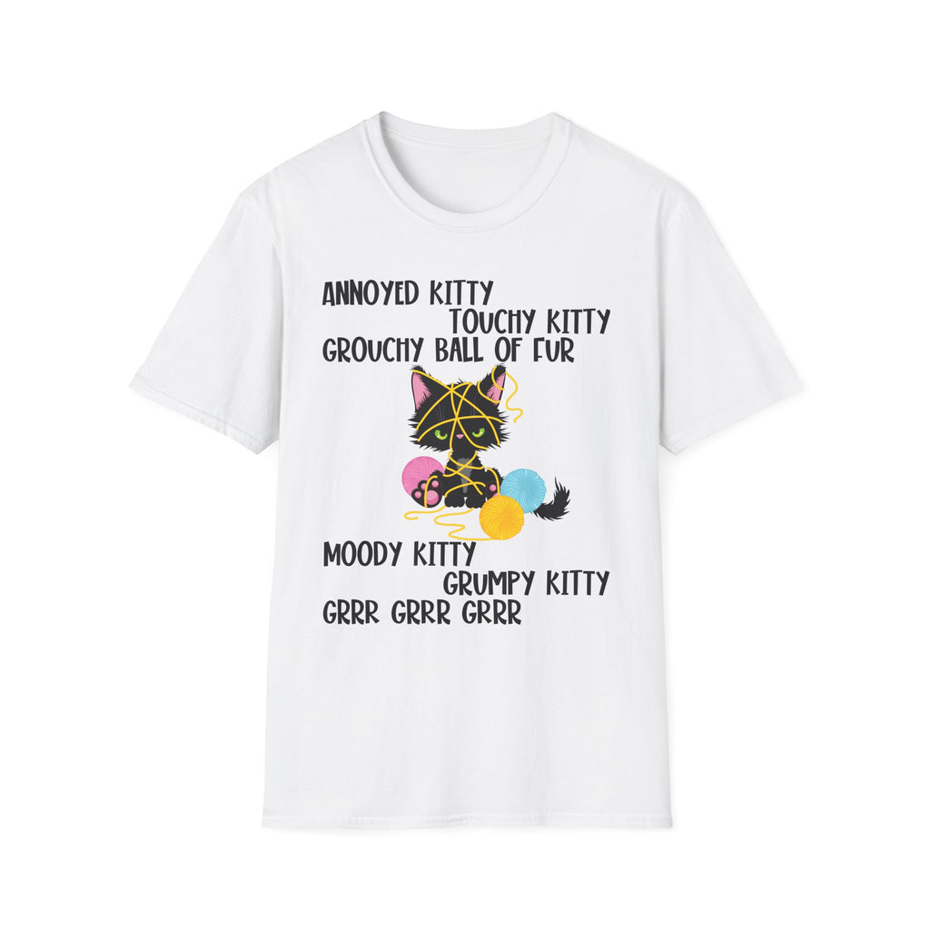 Annoyed Kitty Touchy Kitty T-Shirt