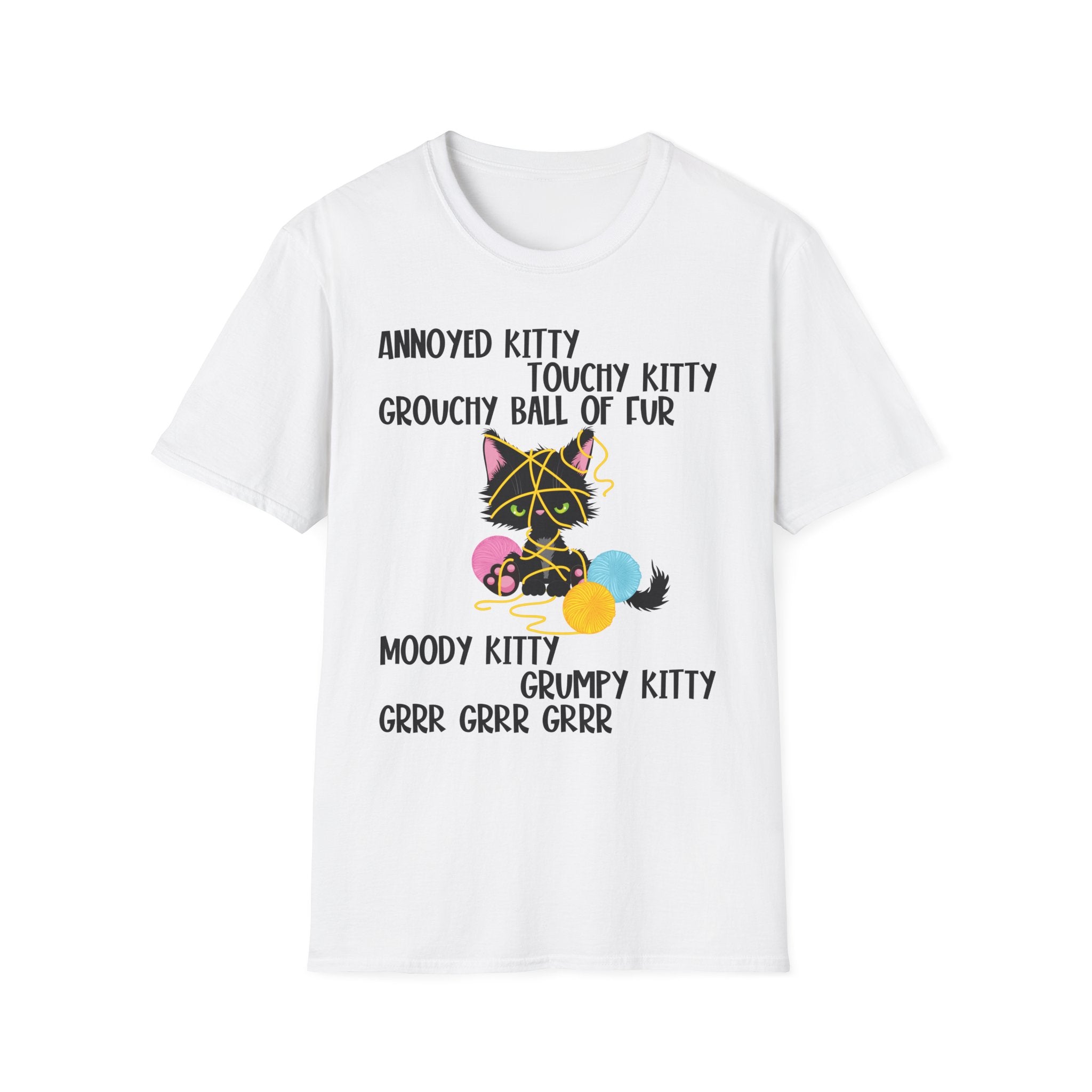 Annoyed Kitty Touchy Kitty T-Shirt