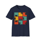 Retro Cat Peeking T-Shirt