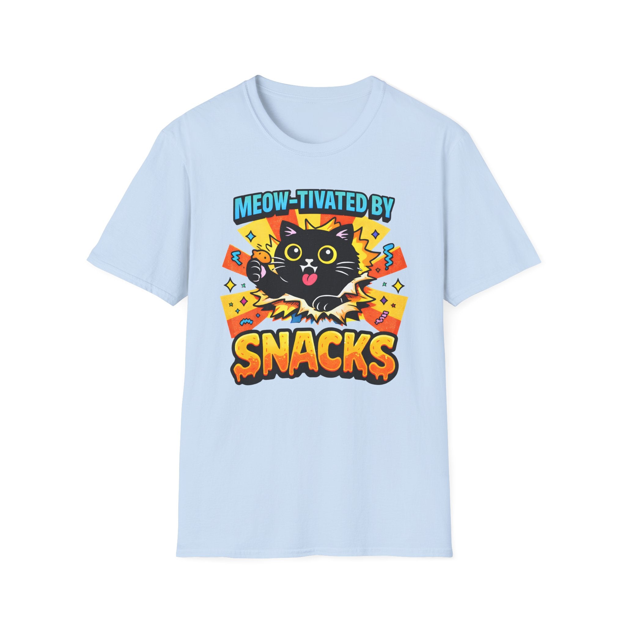 Meow-tivated By Snacks T-Shirt
