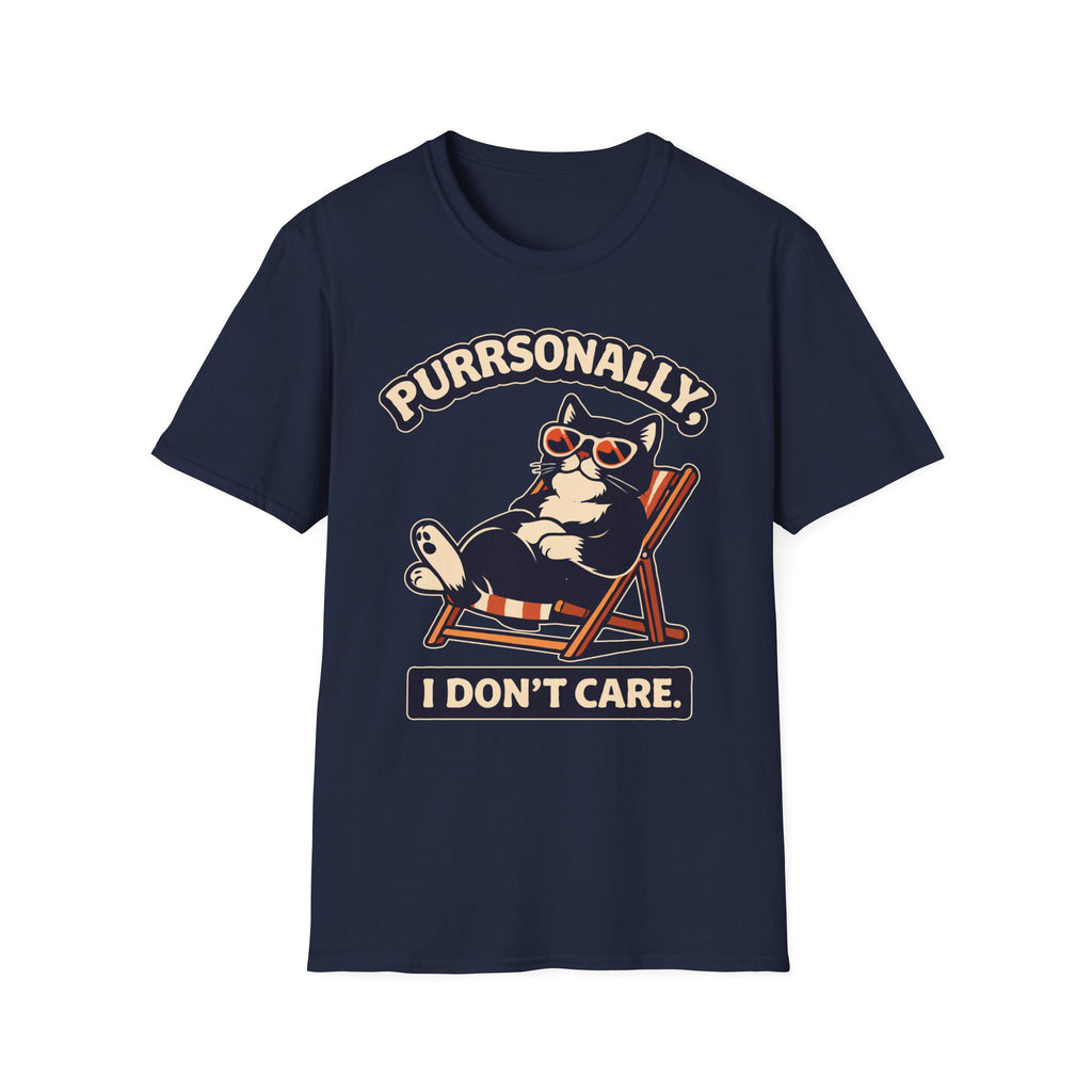 Purrsonaly I Don't Care T-Shirt