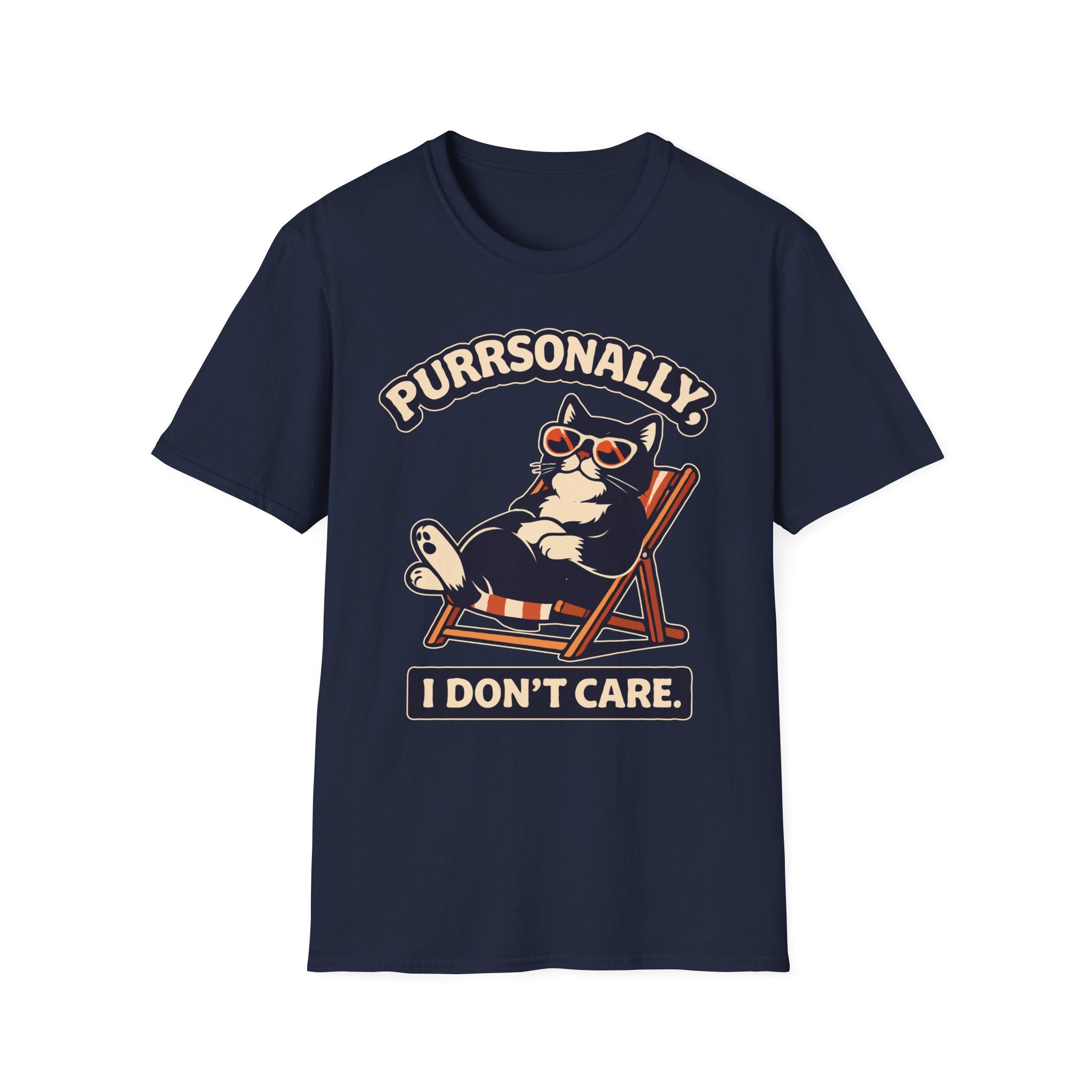 Purrsonaly I Don't Care T-Shirt