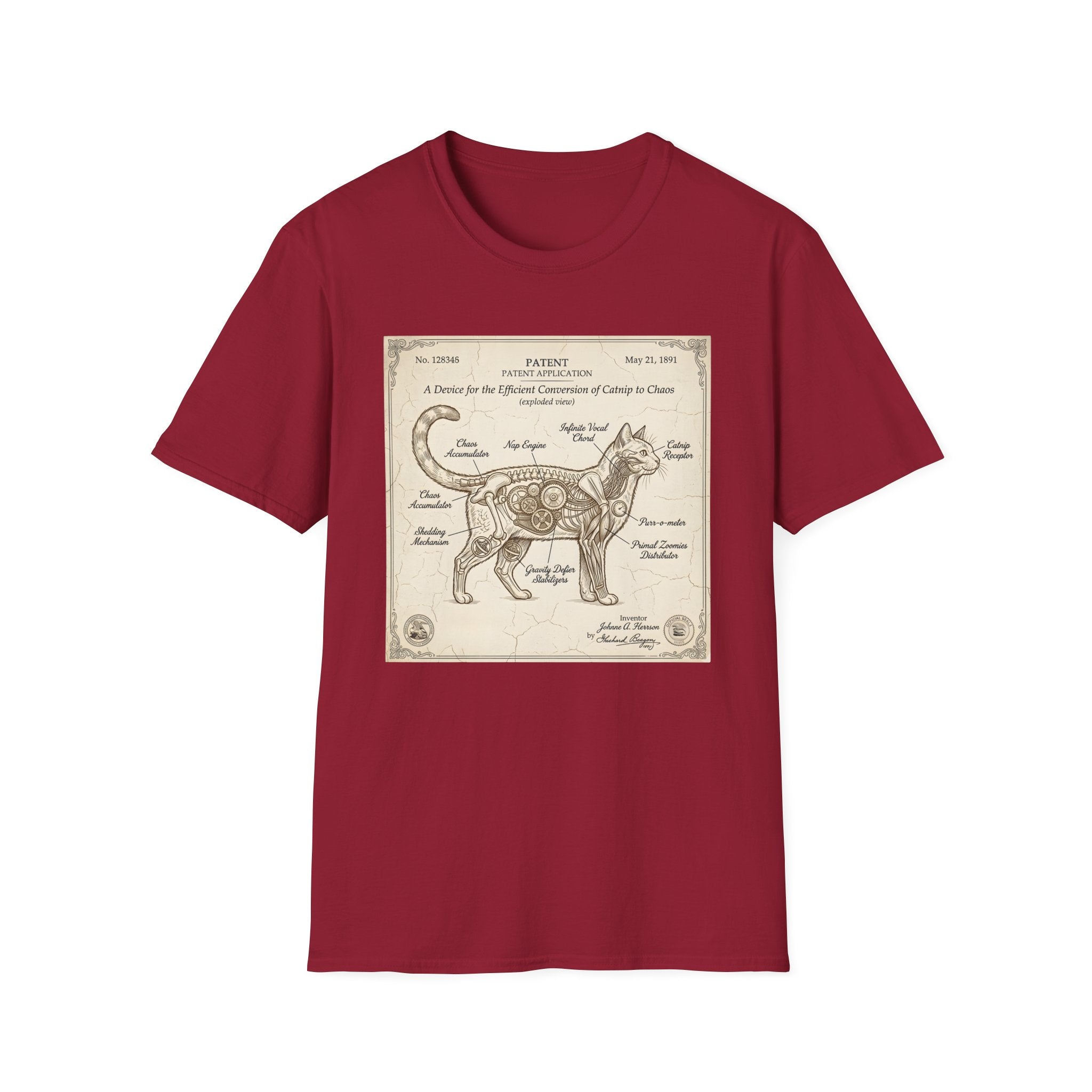 Cat Patent T-Shirt