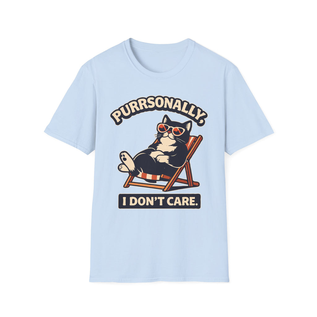 Purrsonaly I Don't Care T-Shirt