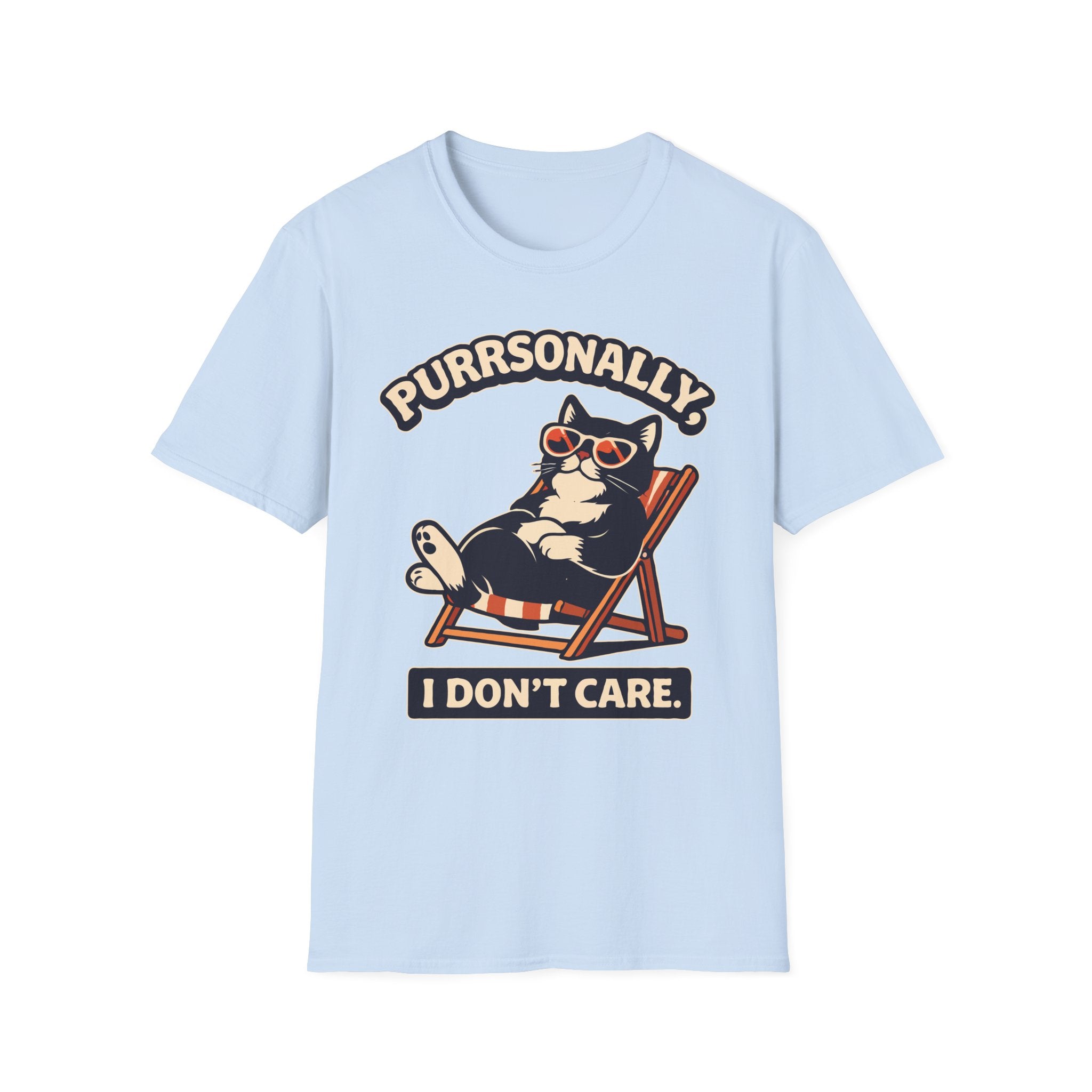 Purrsonaly I Don't Care T-Shirt
