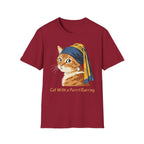 Cat With a Purrrl Earring T-Shirt