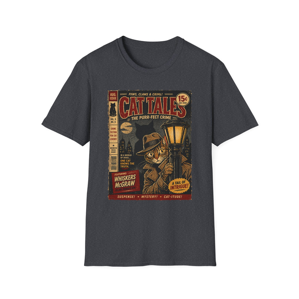 Cat's Pulp Detective Stories T-Shirt