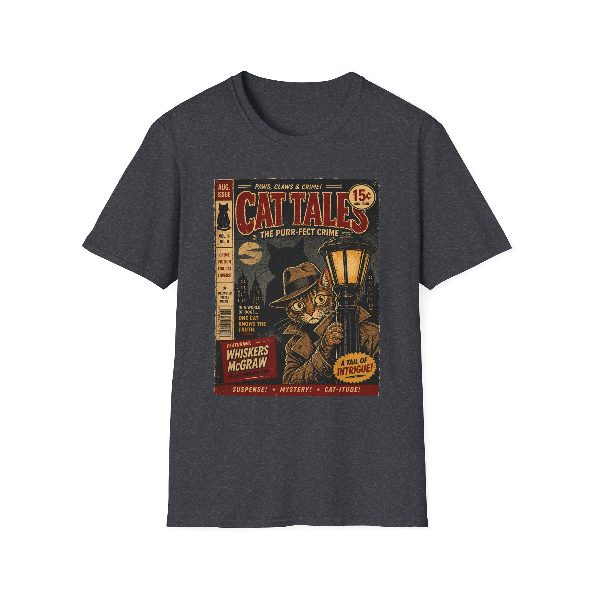 Cat's Pulp Detective Stories T-Shirt