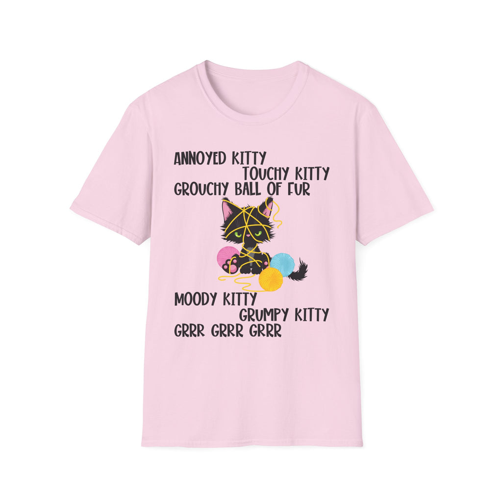 Annoyed Kitty Touchy Kitty T-Shirt