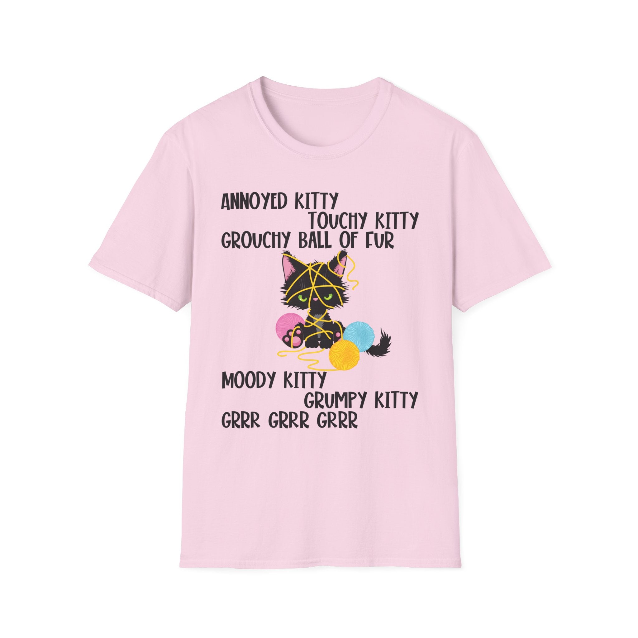 Annoyed Kitty Touchy Kitty T-Shirt