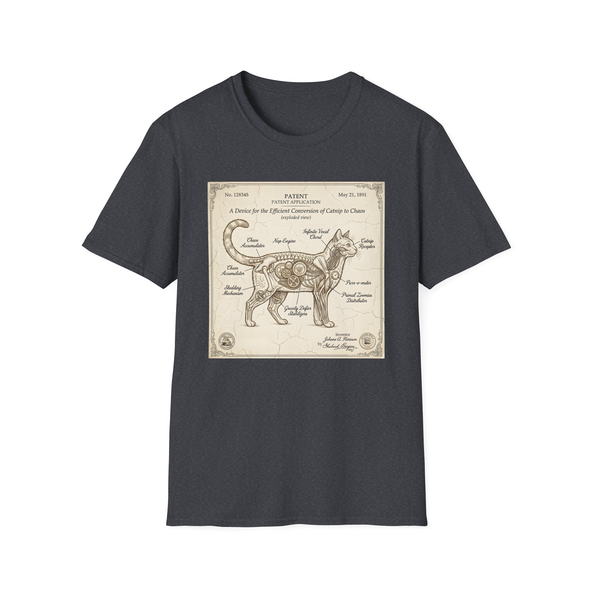 Cat Patent T-Shirt