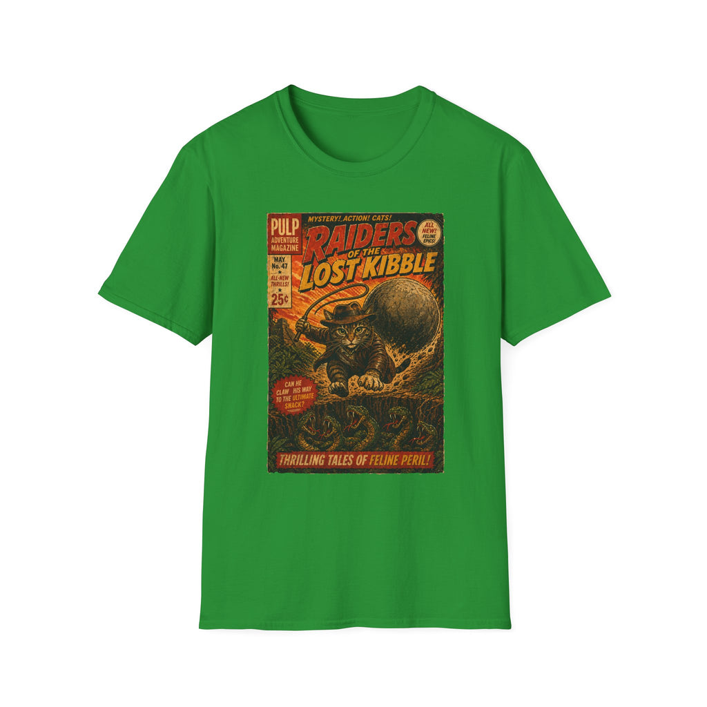 Cat Pulp Adventure Stories T-Shirt