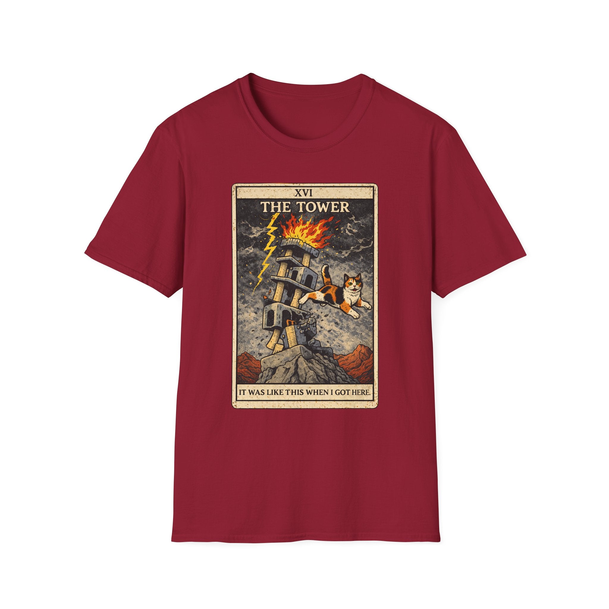Tarot - The Tower T-Shirt
