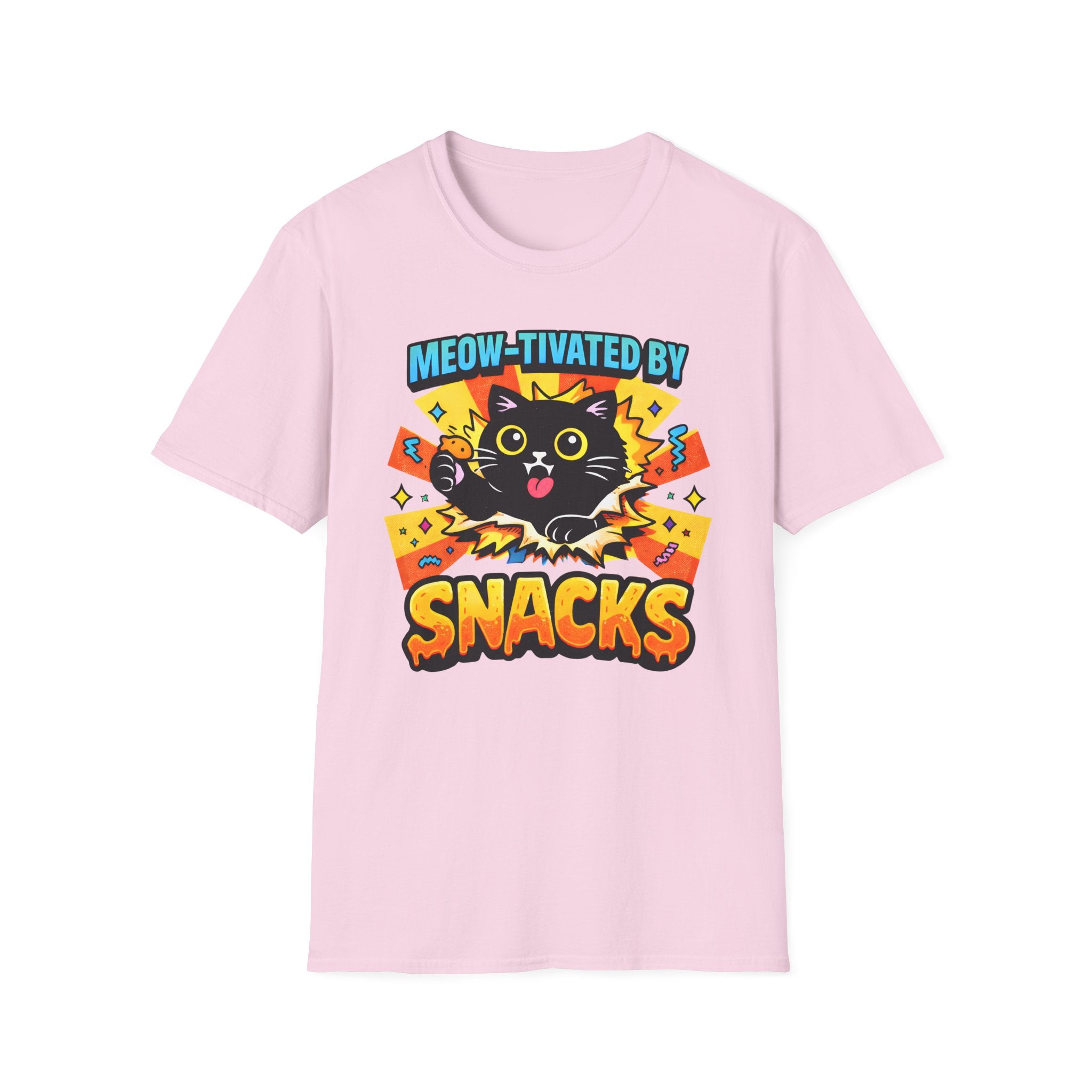 Meow-tivated By Snacks T-Shirt