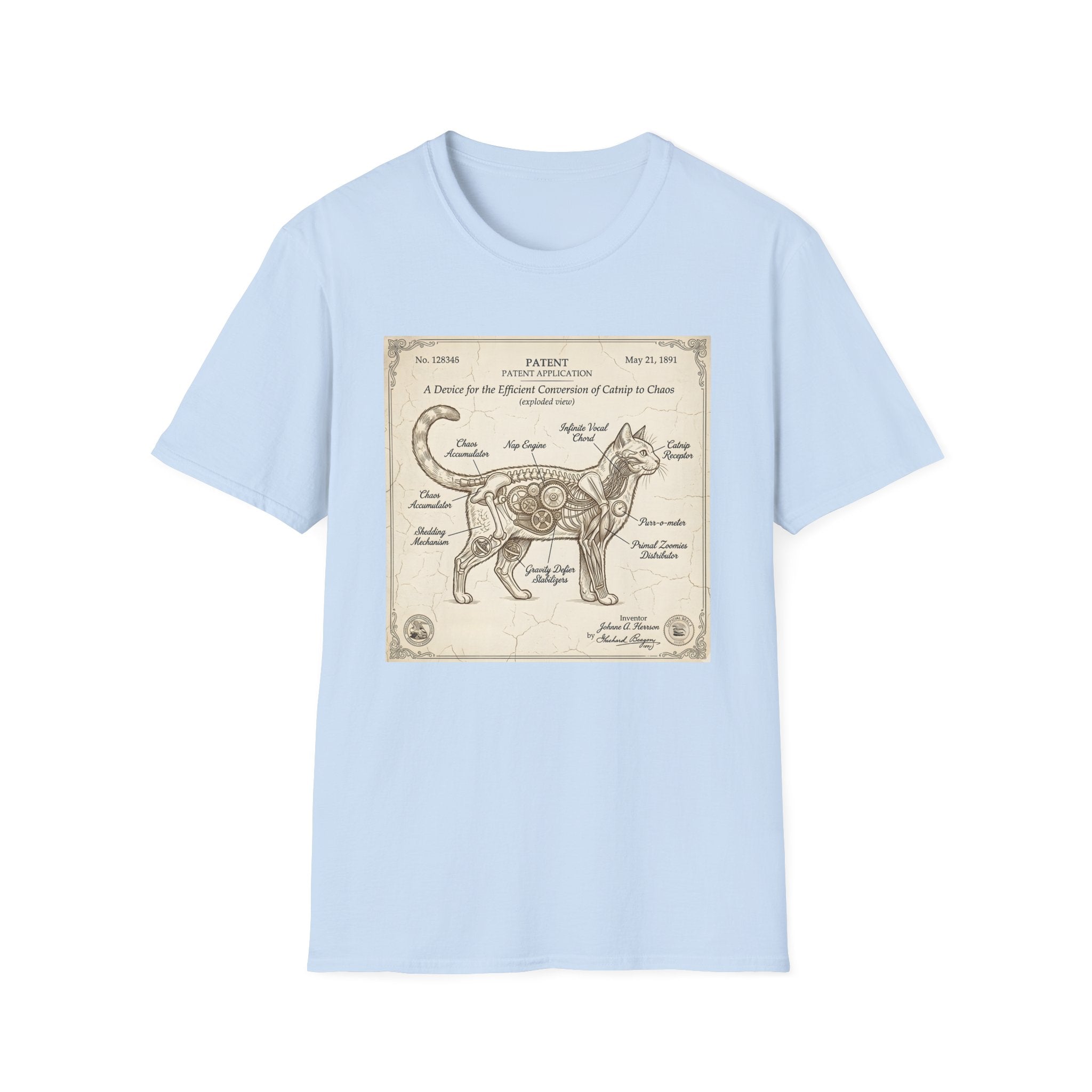 Cat Patent T-Shirt