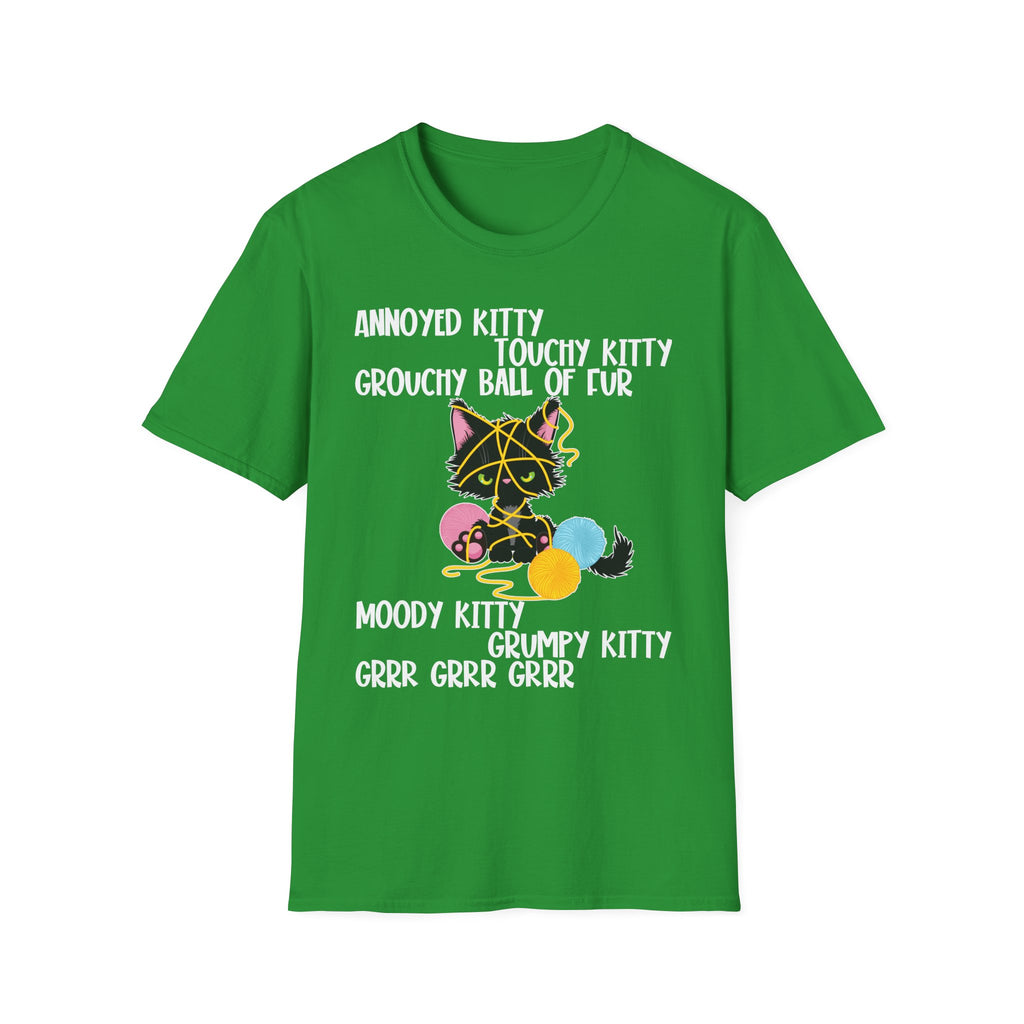 Annoyed Kitty Touchy Kitty T-Shirt