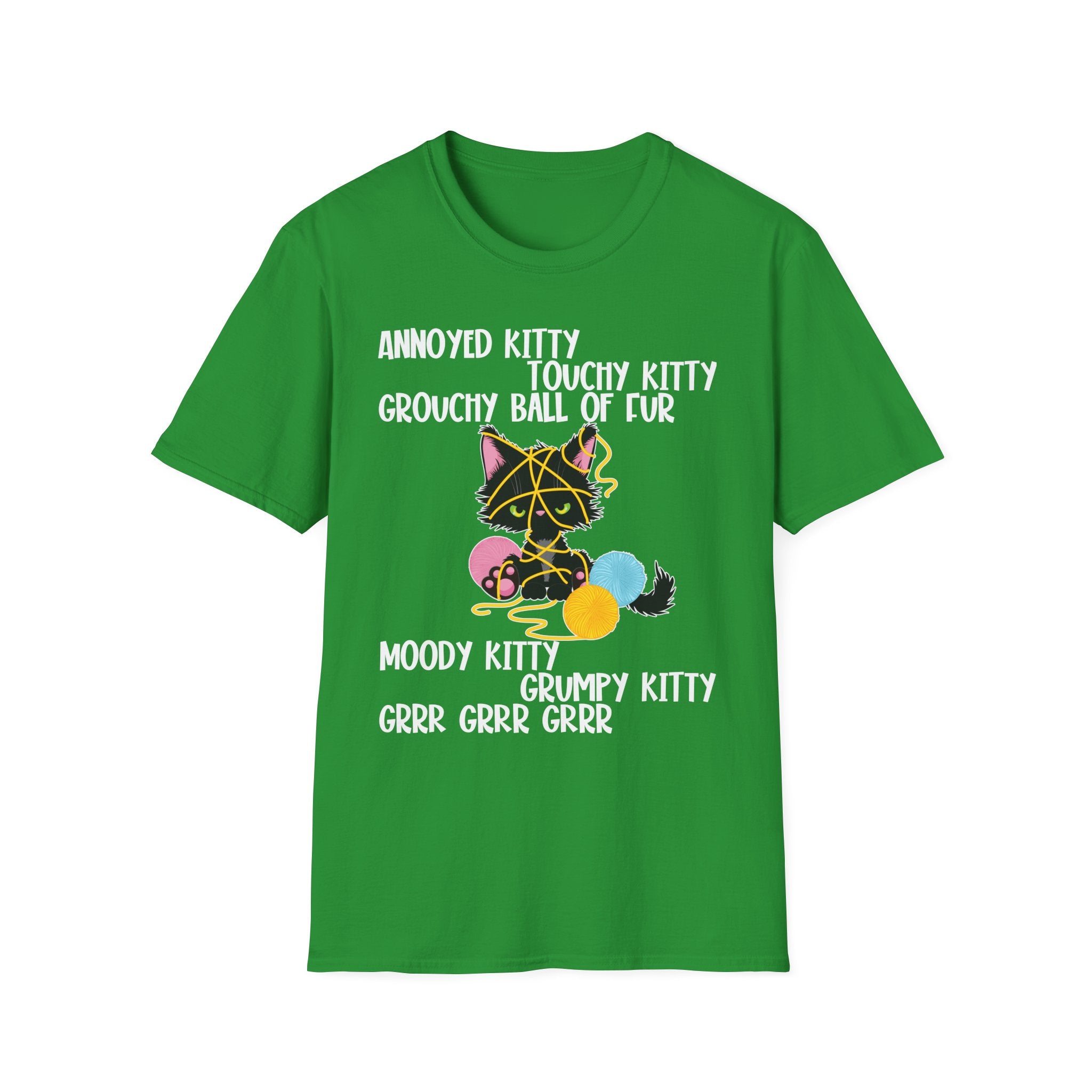 Annoyed Kitty Touchy Kitty T-Shirt