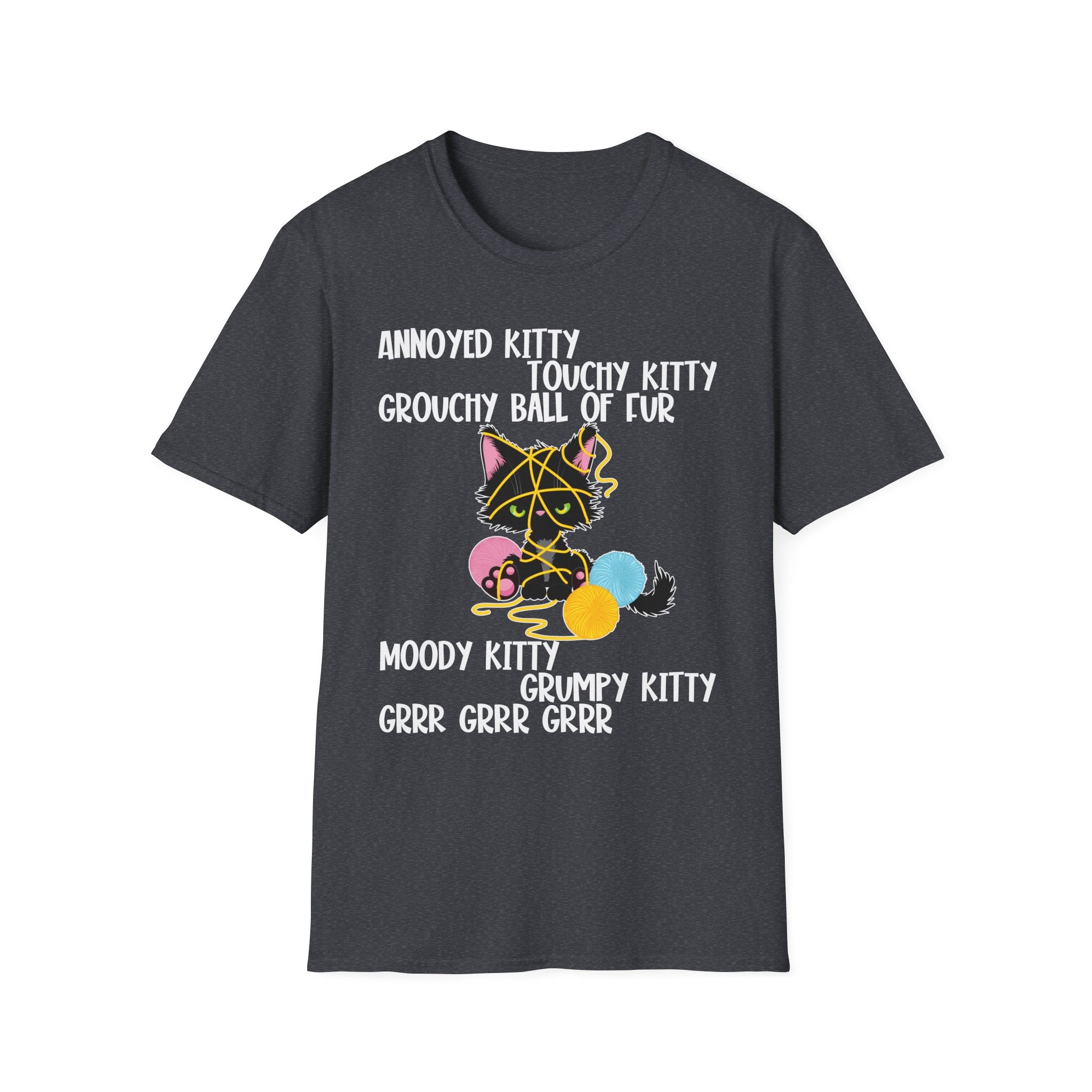 Annoyed Kitty Touchy Kitty T-Shirt