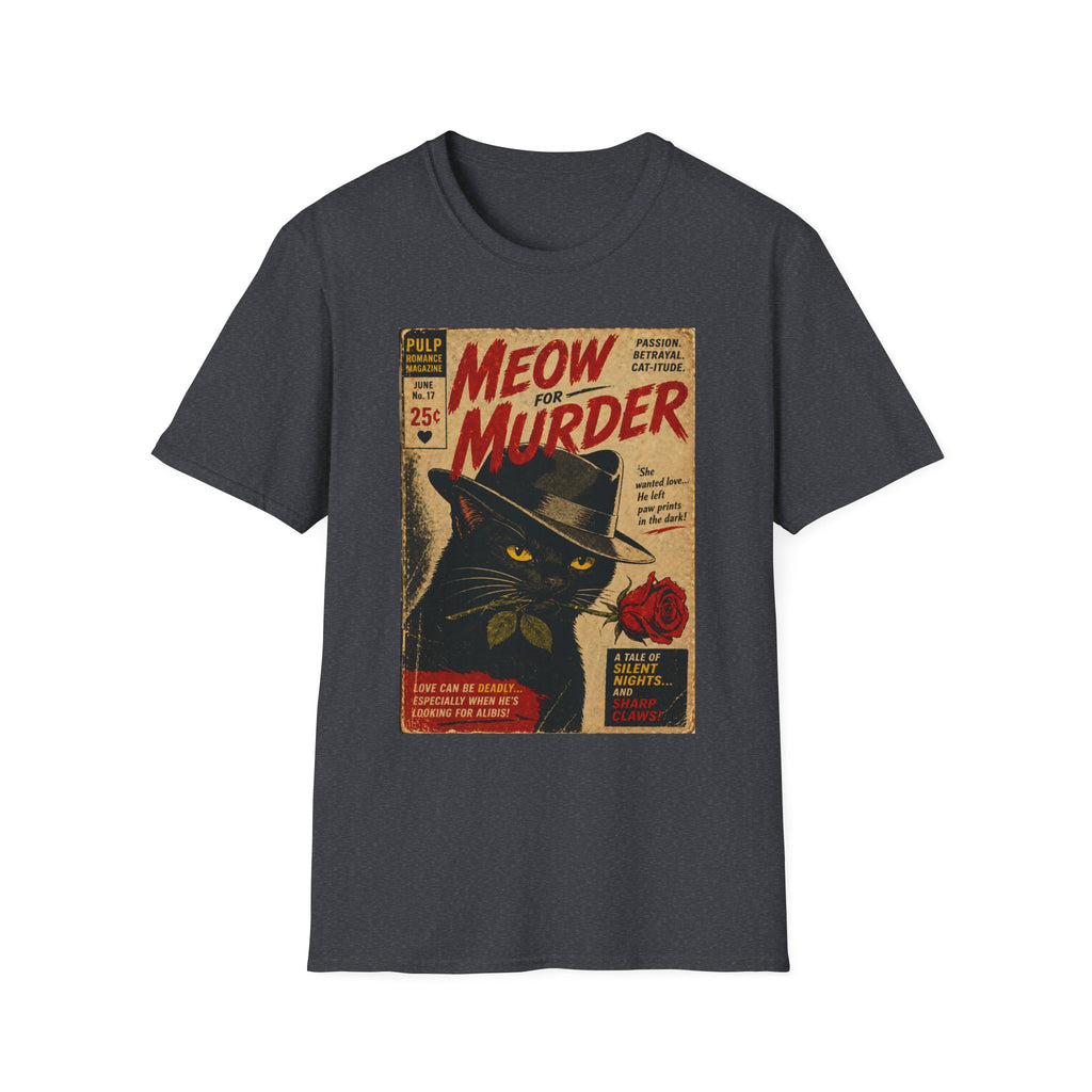 Cat's Pulp Crime Stories T-Shirt