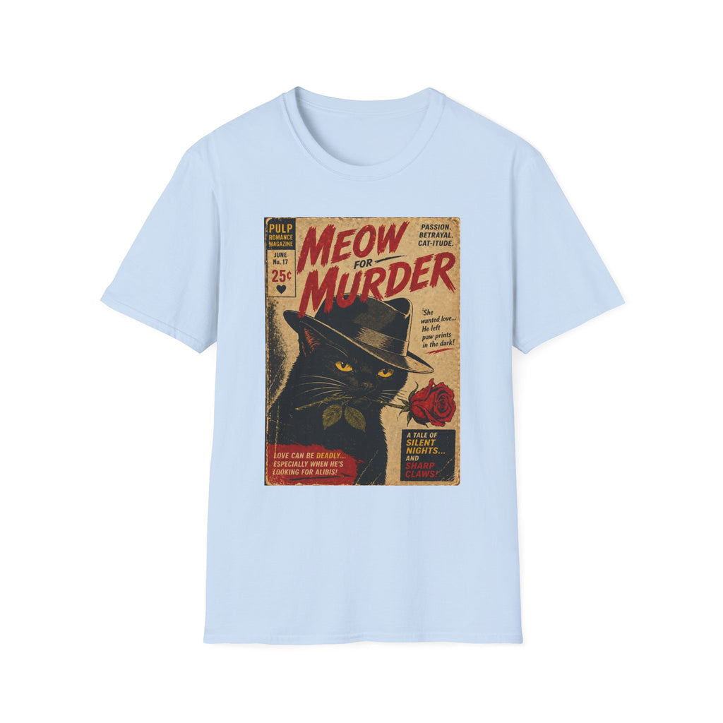 Cat's Pulp Crime Stories T-Shirt