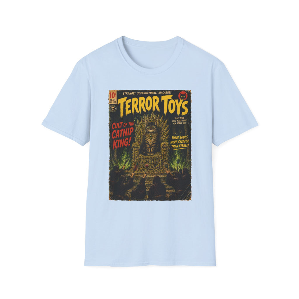 Cat Pulp Terror Stories T-Shirt