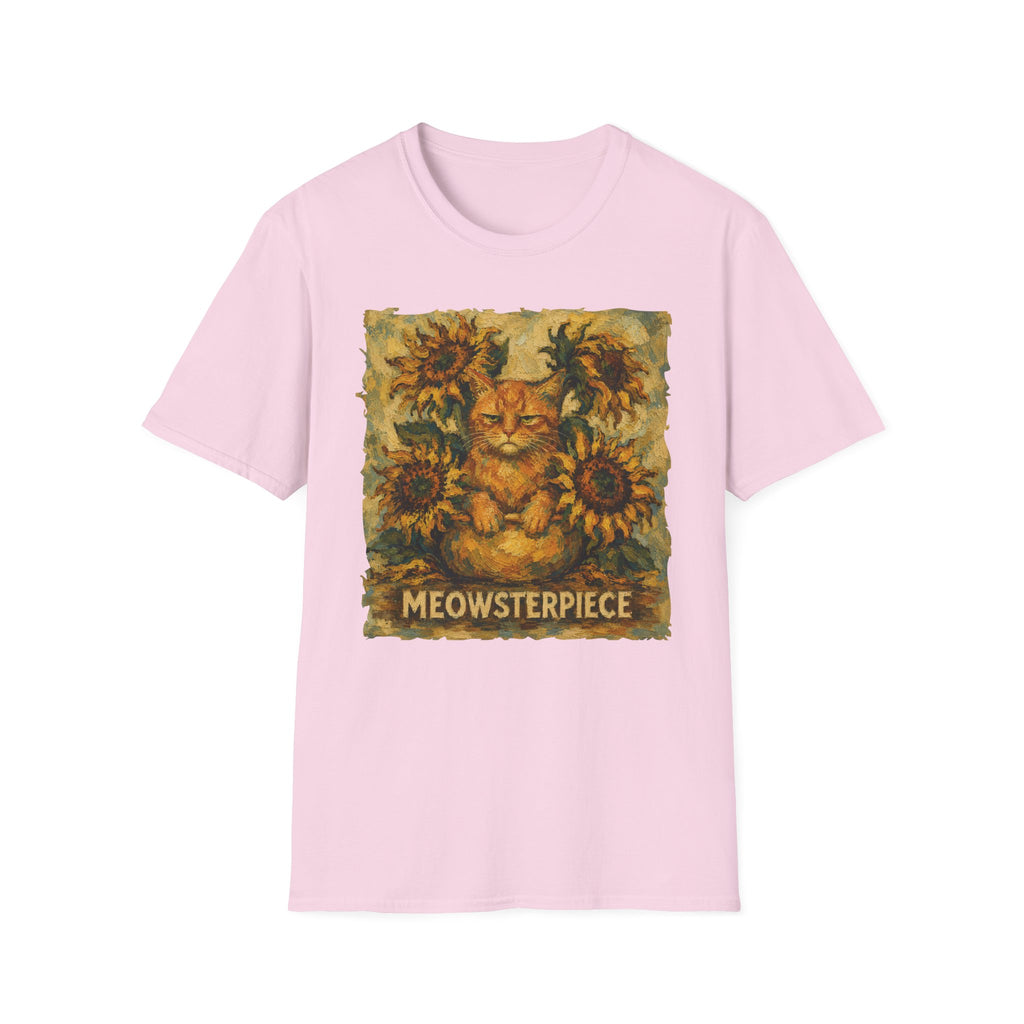 Meowsterpice Van Gogh Sunflowers T-Shirt