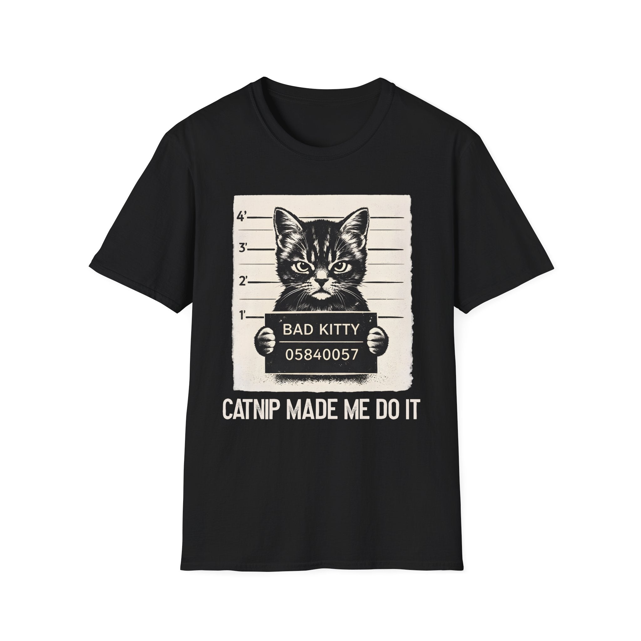 Bad Kitty, Catnip Made Me Do It T-Shirt