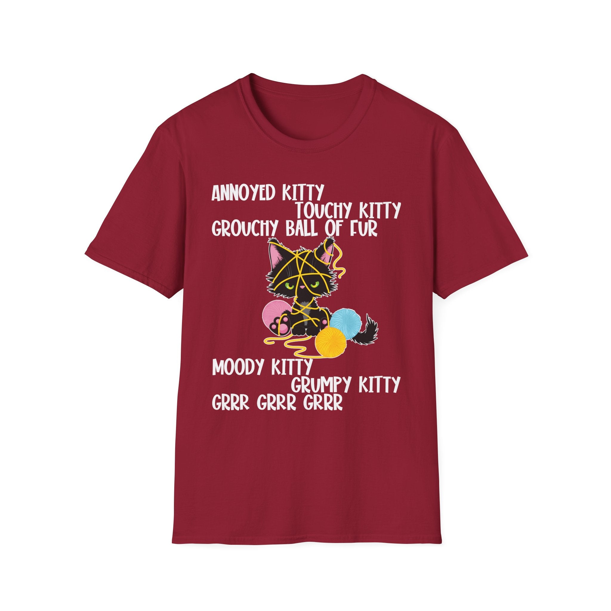 Annoyed Kitty Touchy Kitty T-Shirt