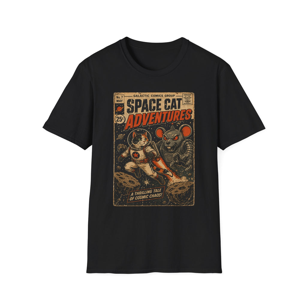 Cat's Pulp Space Stories T-Shirt