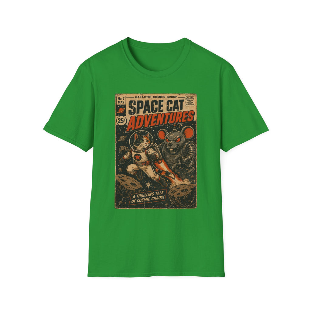 Cat's Pulp Space Stories T-Shirt