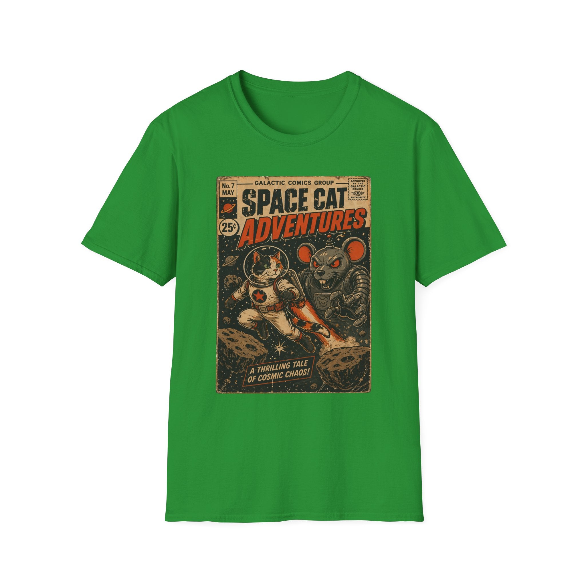 Cat's Pulp Space Stories T-Shirt