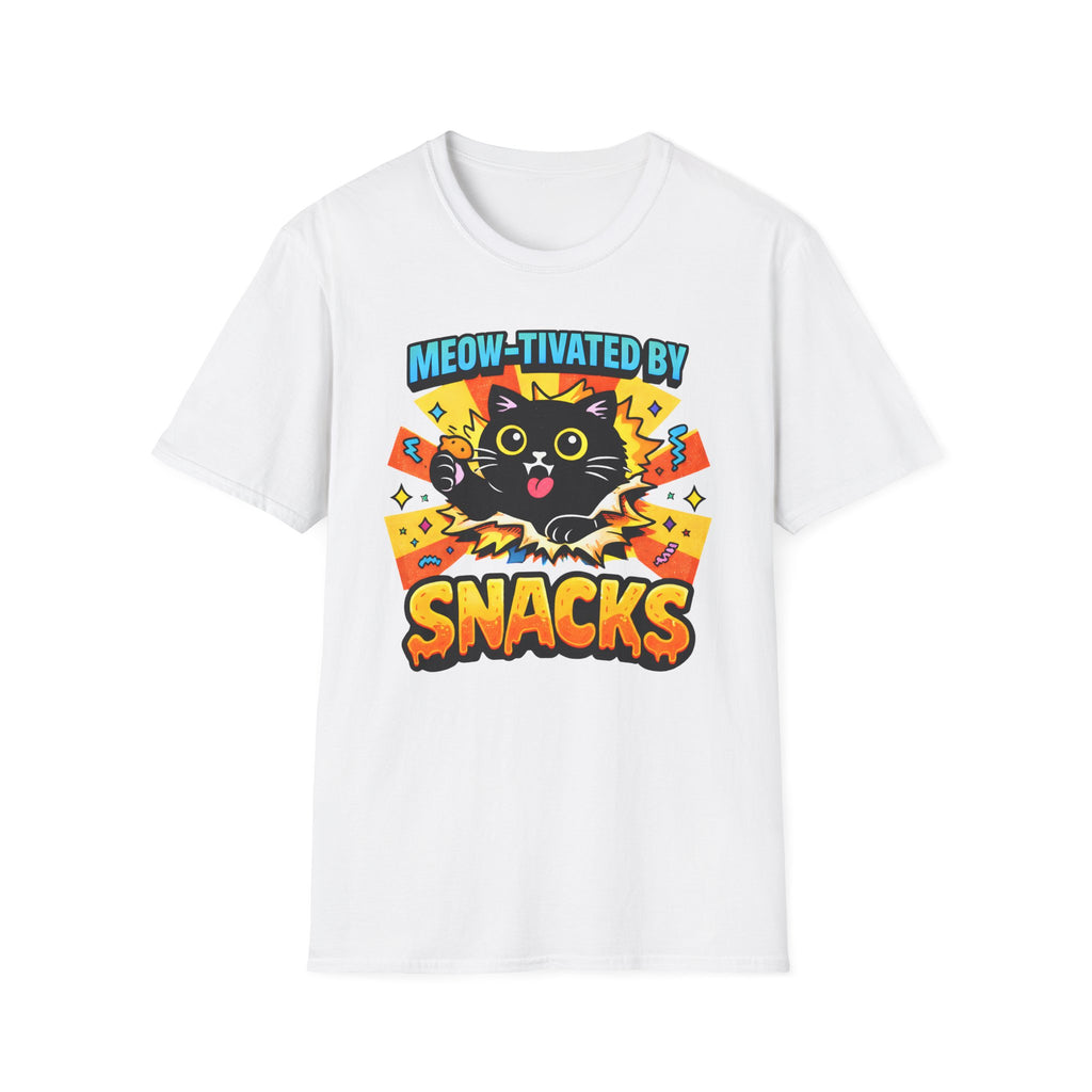 Meow-tivated By Snacks T-Shirt