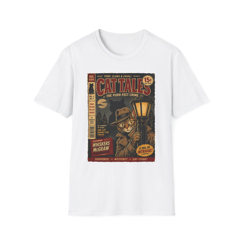 Cat's Pulp Detective Stories T-Shirt