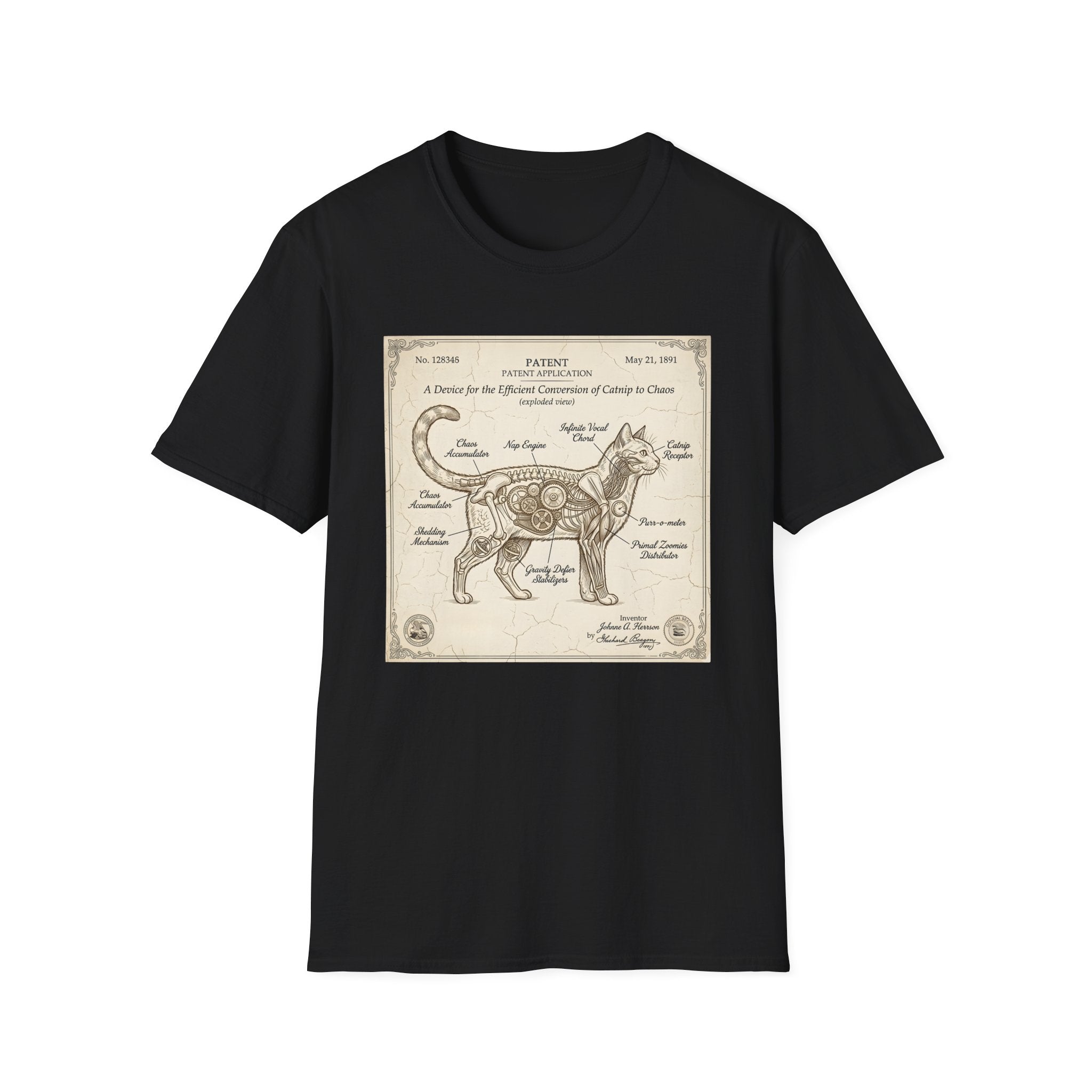Cat Patent T-Shirt