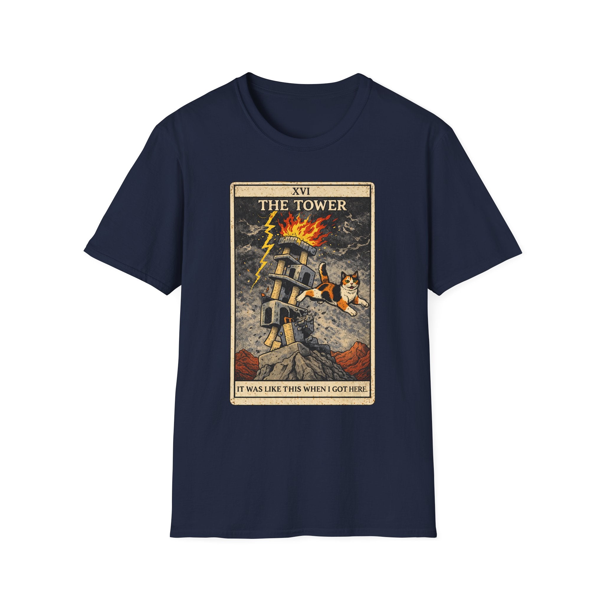 Tarot - The Tower T-Shirt