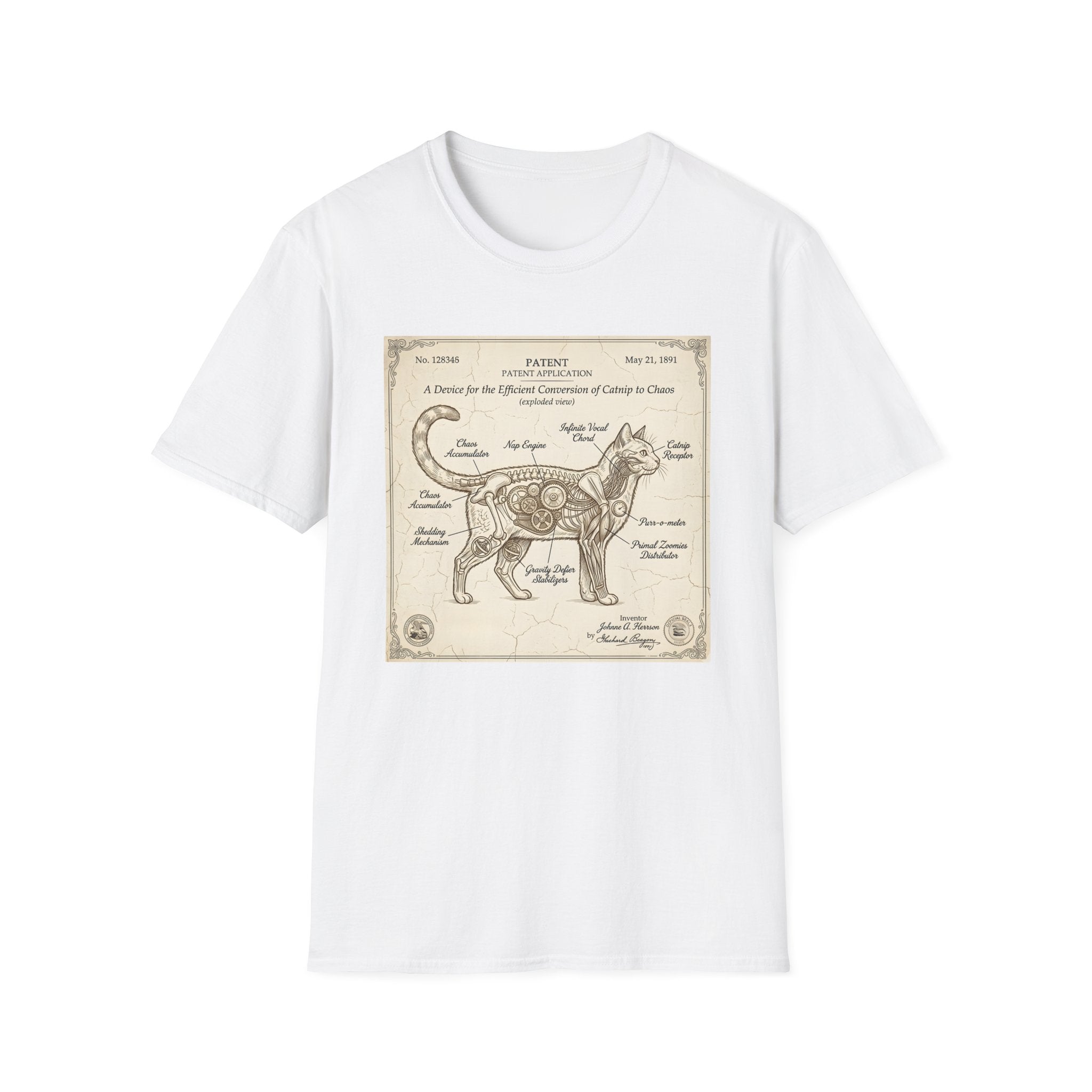 Cat Patent T-Shirt