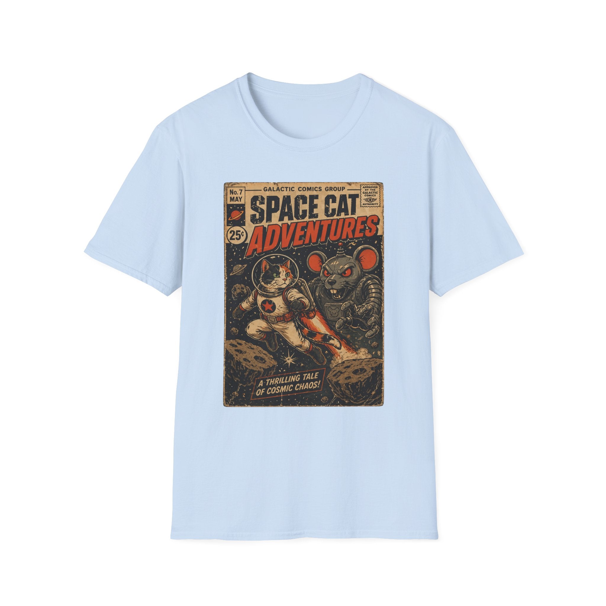 Cat's Pulp Space Stories T-Shirt