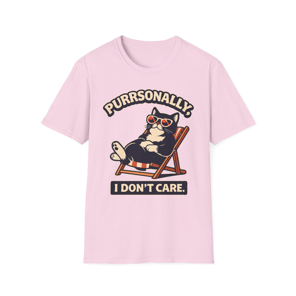 Purrsonaly I Don't Care T-Shirt