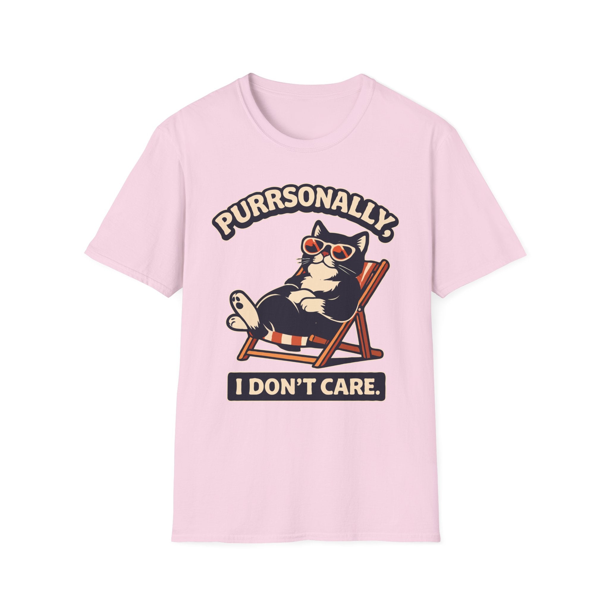 Purrsonaly I Don't Care T-Shirt