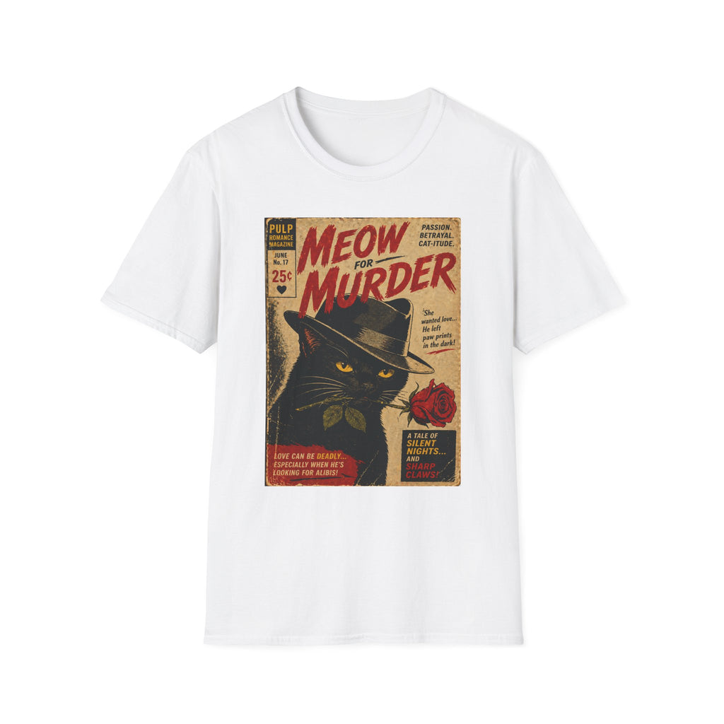 Cat's Pulp Crime Stories T-Shirt