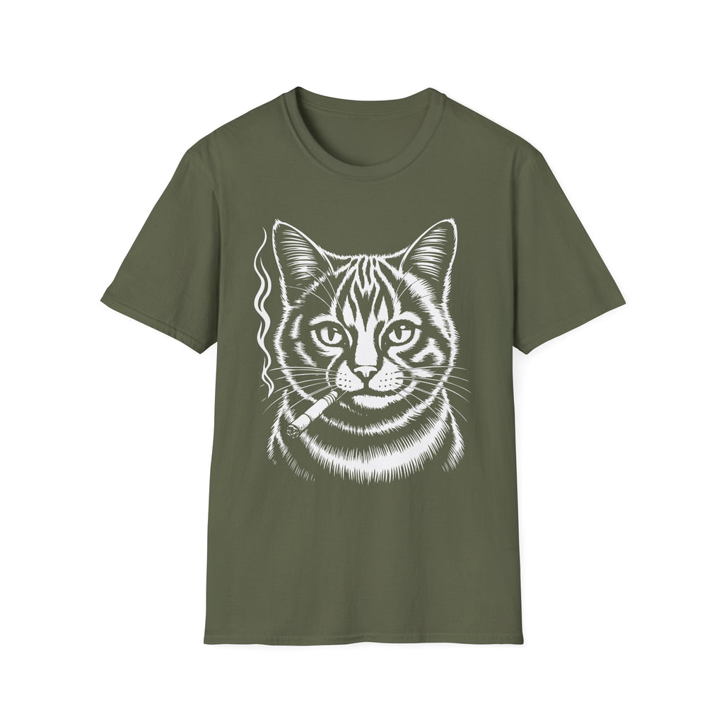 Cat Smoking T-Shirt