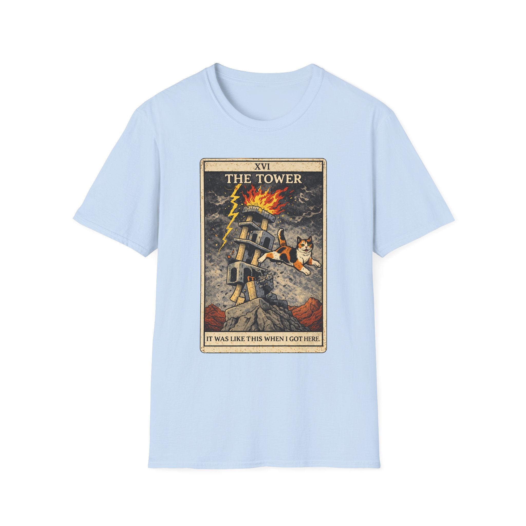 Tarot - The Tower T-Shirt