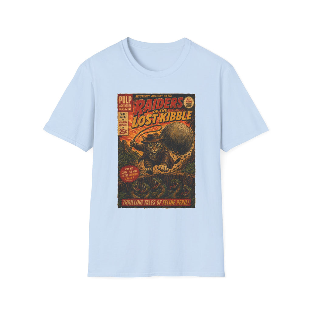 Cat Pulp Adventure Stories T-Shirt
