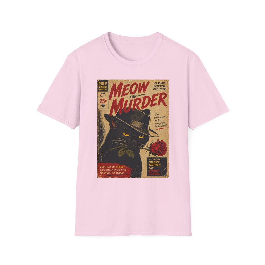Cat's Pulp Crime Stories T-Shirt