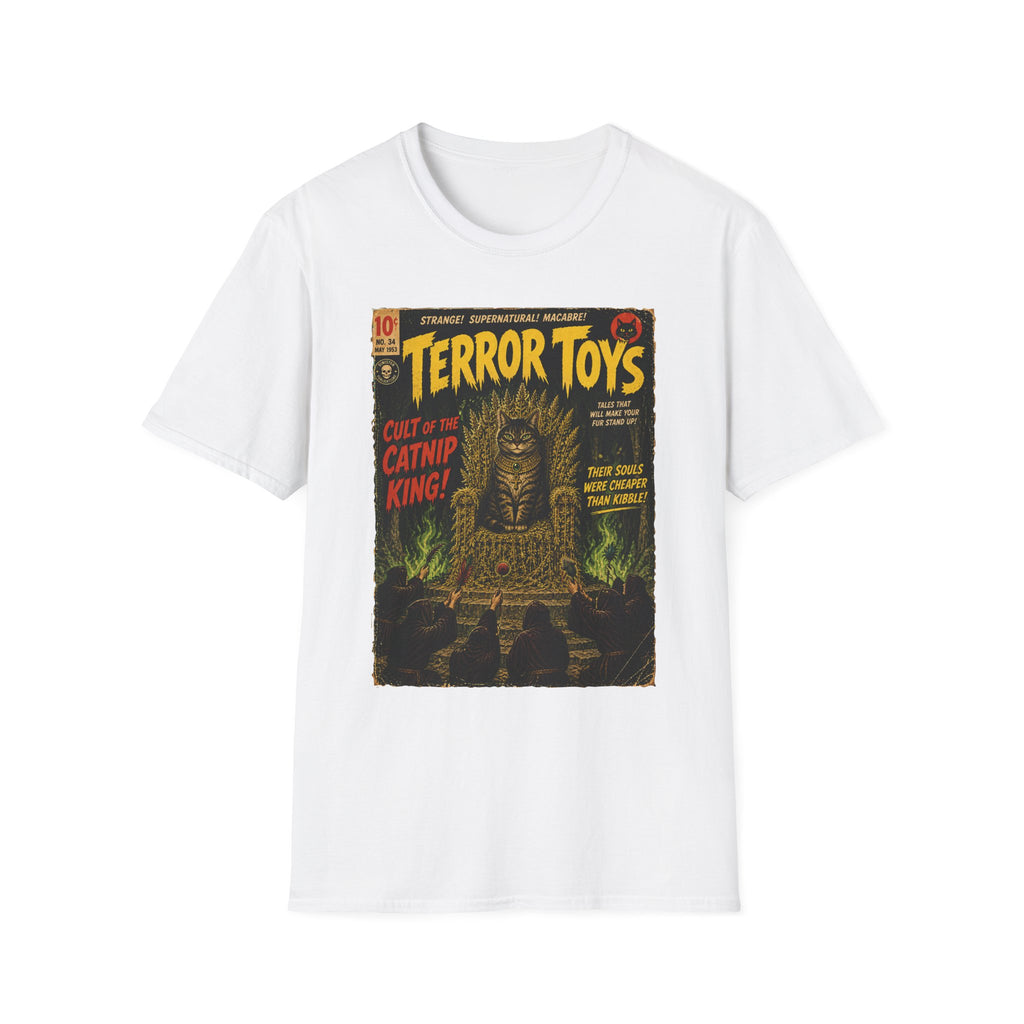 Cat Pulp Terror Stories T-Shirt