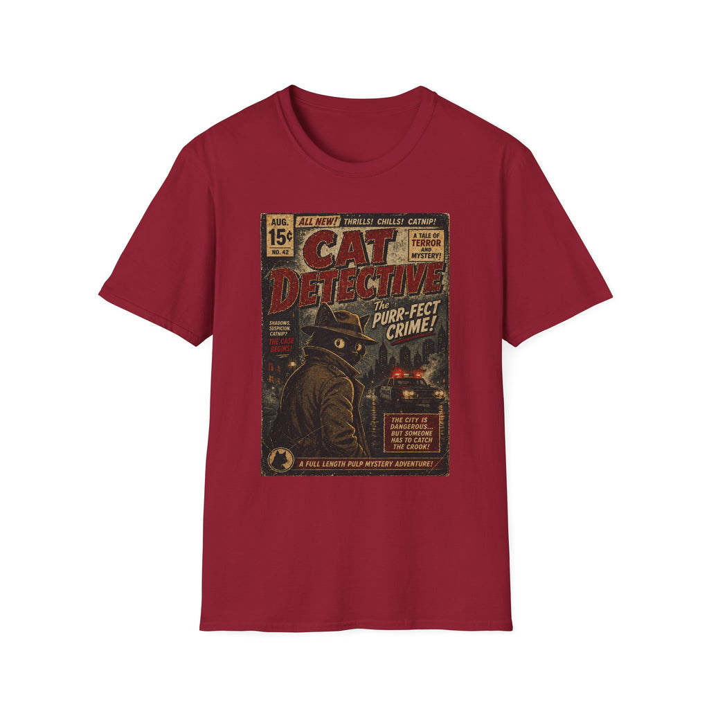 Cat's Pulp Detective Stories T-Shirt