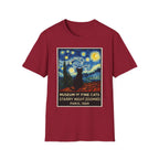 Museum Of Fine Cats, Starry Night Zoomies Poster T-Shirt